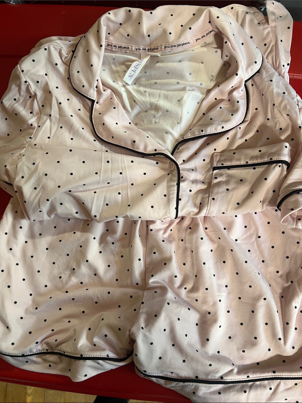 Joyspun short sleeve and shorts pajama set